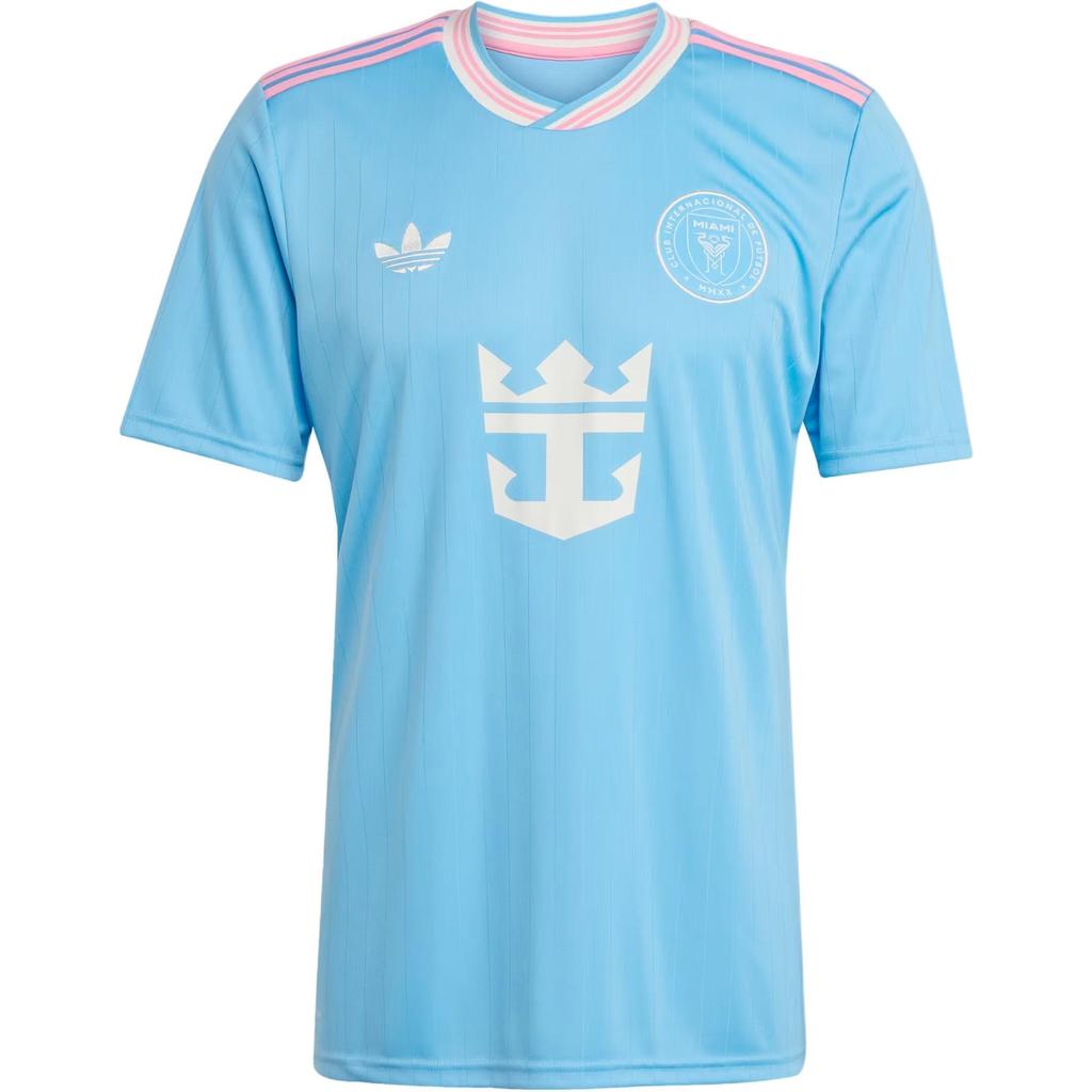 Adidas Originals SS25 Inter Miami CF Home 25/26 Third Jersey Slim Fit Round Neck Fashion Sports Short Sleeve Football Shirt Men Jersey KA7502