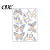 Detachable Window Sticker Butterflies Self-adhesive Rainbow Prism Suncatcher Decorate Glass Decal Home Decor Supplies