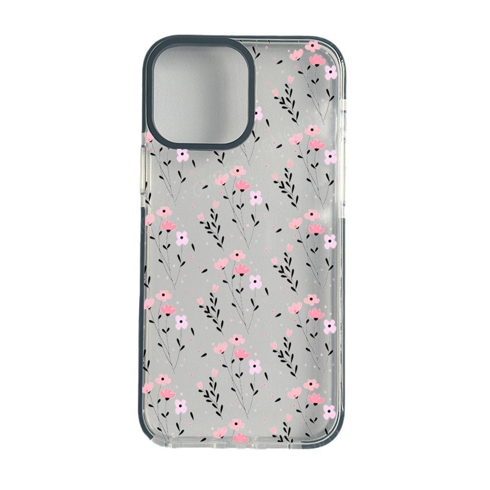 Small Fresh Floral Mobile Phone Case iPhone15 Hot-selling Transparent Mobile Phone Case Apple 17promax Soft Case