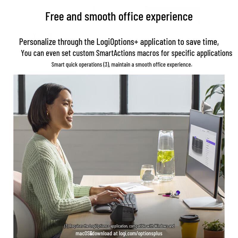 Logitech Wave Keys Ergonomic Wireless Keyboard