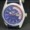 SEIKO 5 AUTOMATIC VINTAGE REFURBISHED 6309A JAPAN MENS BLUE DIAL WATCH a440710-4 Sk-a440710