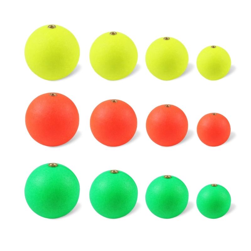 60Pcs/set Round Shape Fishing Bobbers, Large Mixed Color Plastic Float Fly Fishing Float Outdoor Fishing Bobber Tackle