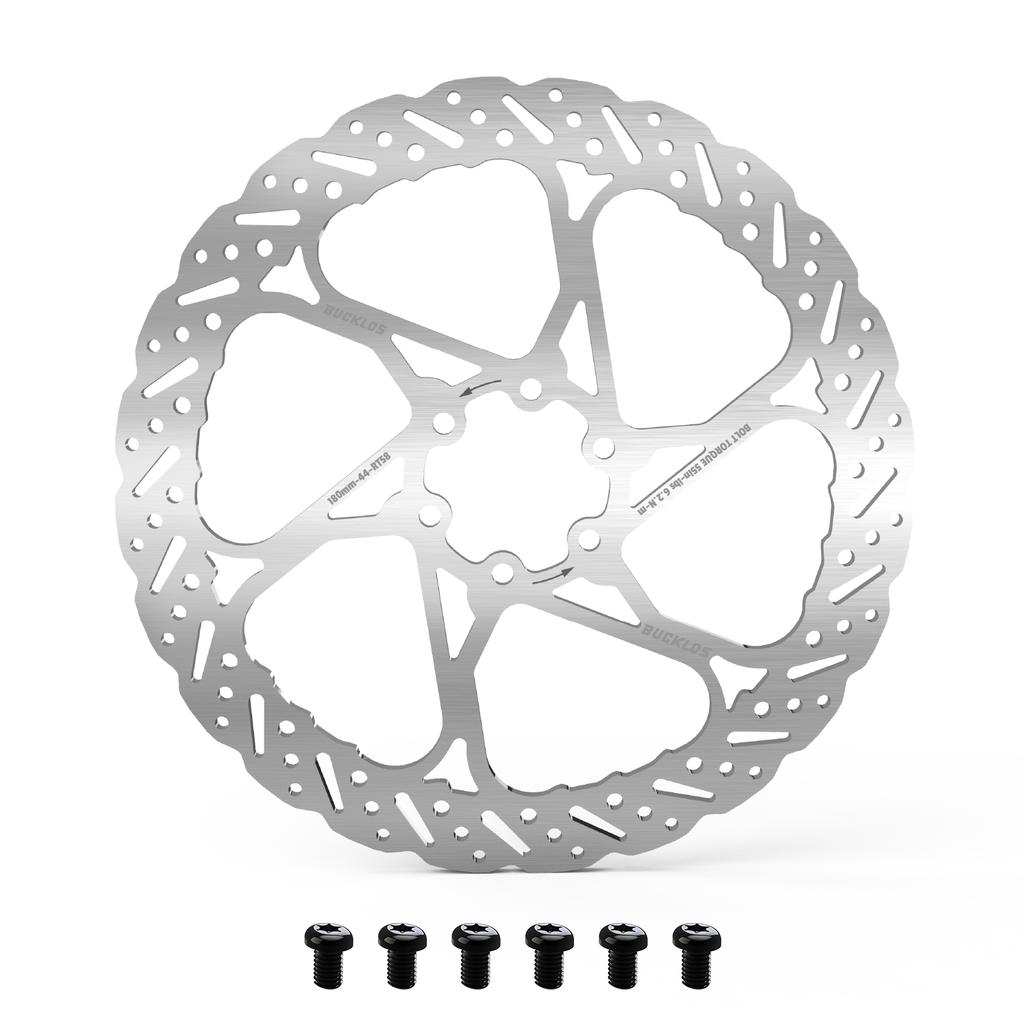 BUCKLOS Bicycle Brake Discs 140mm 160mm 180mm 203mm Bike Hydraulic Brakes Rotor Heat Dissipation Bicycle Disc Brake Rotor