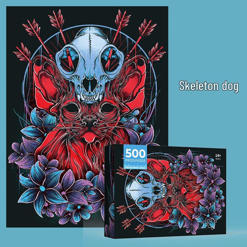 

Skull Dog Jigsaw Puzzle