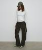 Saendeulig Strap Skirt Pants_Khaki
