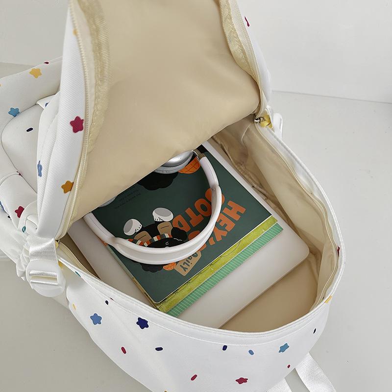Schoolbag Japanese Ins Style High Value Backpack Junior High School Student Schoolbag Casual Small Fresh Star Multi-compartment Backpack