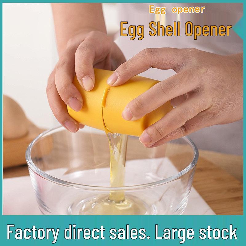 Portable Egg Opener & Separator – Egg Beater & Sheller Combo