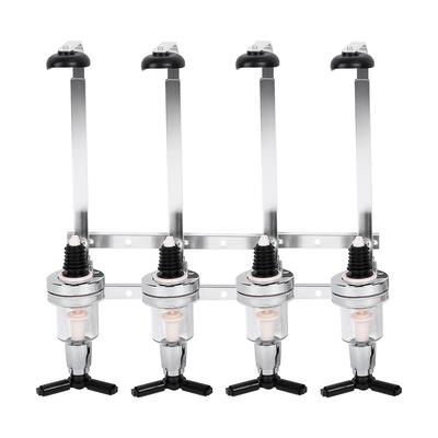 Bar Accessory 4 Bottle Spirits Rotary Wall Mounted Bottle Stand Dispenser Rack