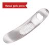 304 Stainless Steel Multi-Functional Kitchen Garlic Press and Slicing Knife for Garlic, Onion, and Ginger.