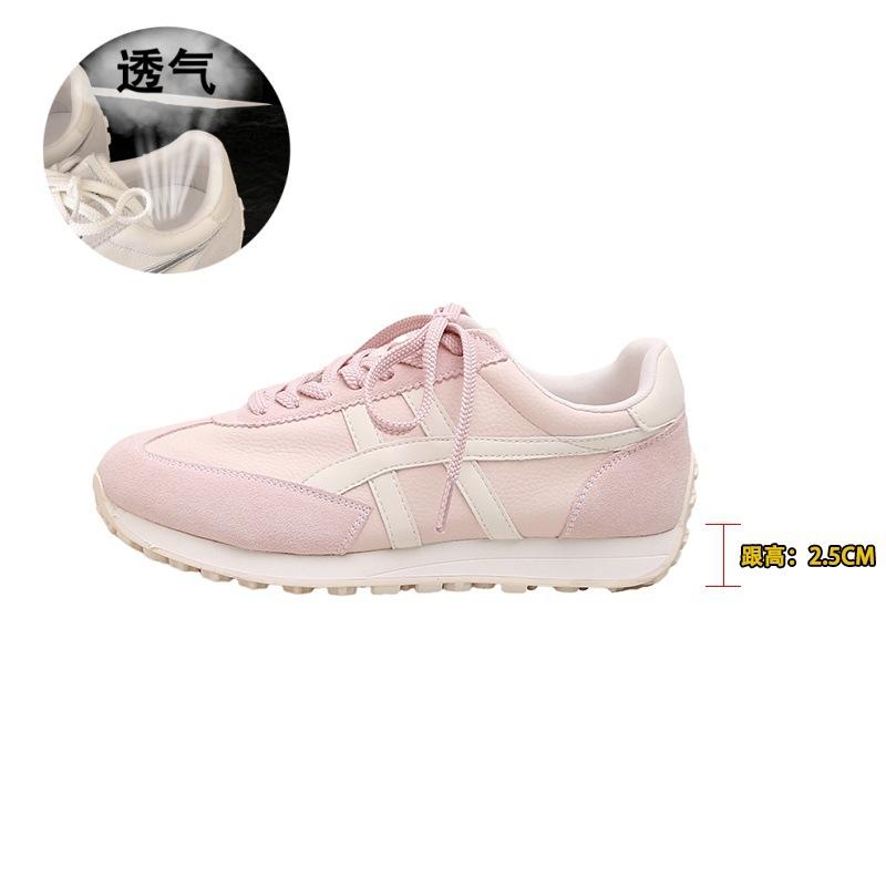 

Кожаные ретро повседневные кроссовки для бега женские весенние новые женские кроссовки для папы 40