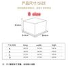 2/4/6/12Tablets Cake Box Clear Transparent Gift Box Moon Cake/ Cupcake Packaging Box Wedding Party Cake