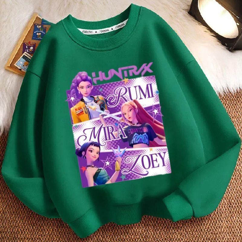 

Children s Witch Hunt Team Round-neck Hoodies for Autumn and Winter, Long-sleeved Casual Jackets for Boys and Girls 160