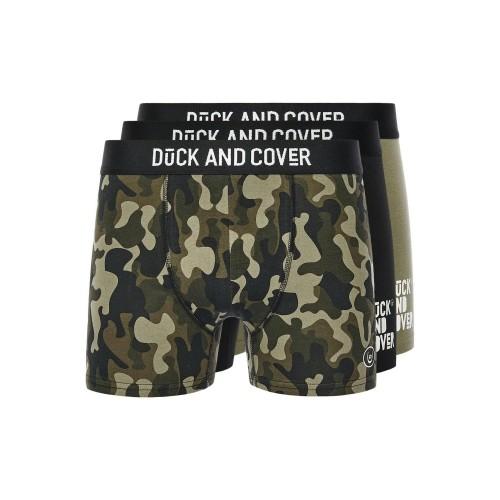 Duck and Cover Mens Alizmo Boxer Shorts (Pack of 3) S