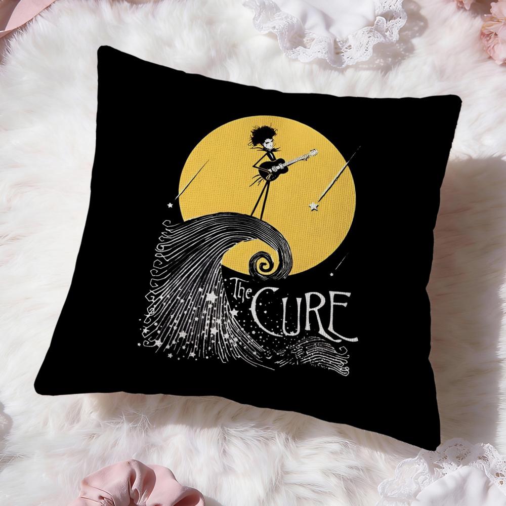 Rock Band The C-Cure Cushion Cover Premium Comfort Reversible Pillow Cove -Two in One Design for Any Room & Car Interior