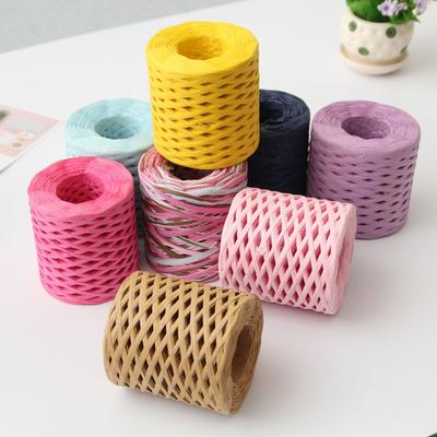 Environmentally Friendly Paper Rope Lafite Braided Rope Packaging Tape Manual Decorative Rope