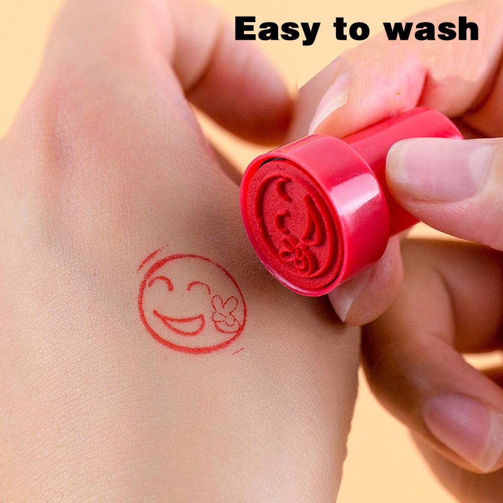 Kreativní 10ks kreslené dětské razítko DIY scrapbook Fotoalbum Dekorace Graffiti pečeť Mateřská škola Povzbuzení Razítko Dárky