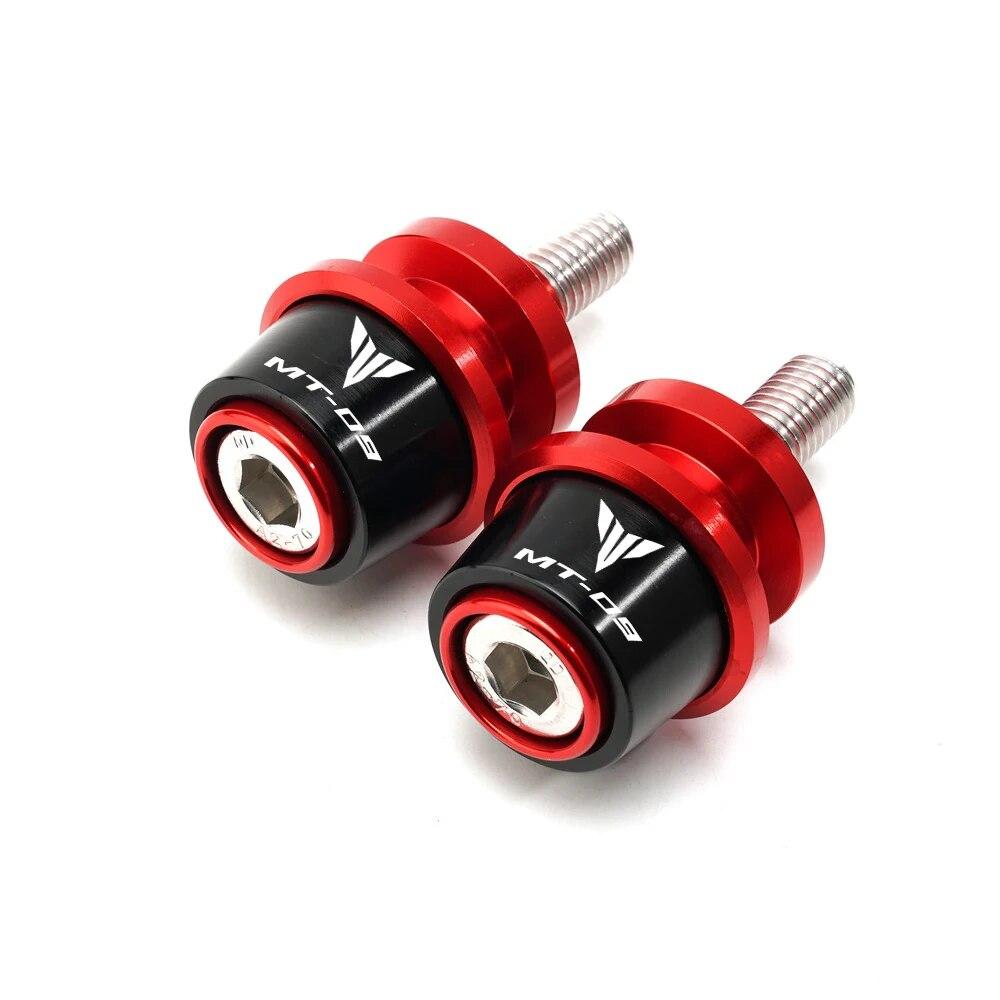 Motorcycle Accessories 6mm Swingarm Slider Spools stand screws For YAMAHA MT09 MT 09 Tracer XSR900 XSR 900