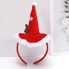 Feather Xmas Hat Headbands Christmas Hat Hair Band for Creative Santa Hat Hair Hoop Novelty Photo Props Party Supplies