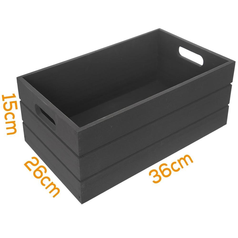 Wooden Storage Box 36x26x15 Cm