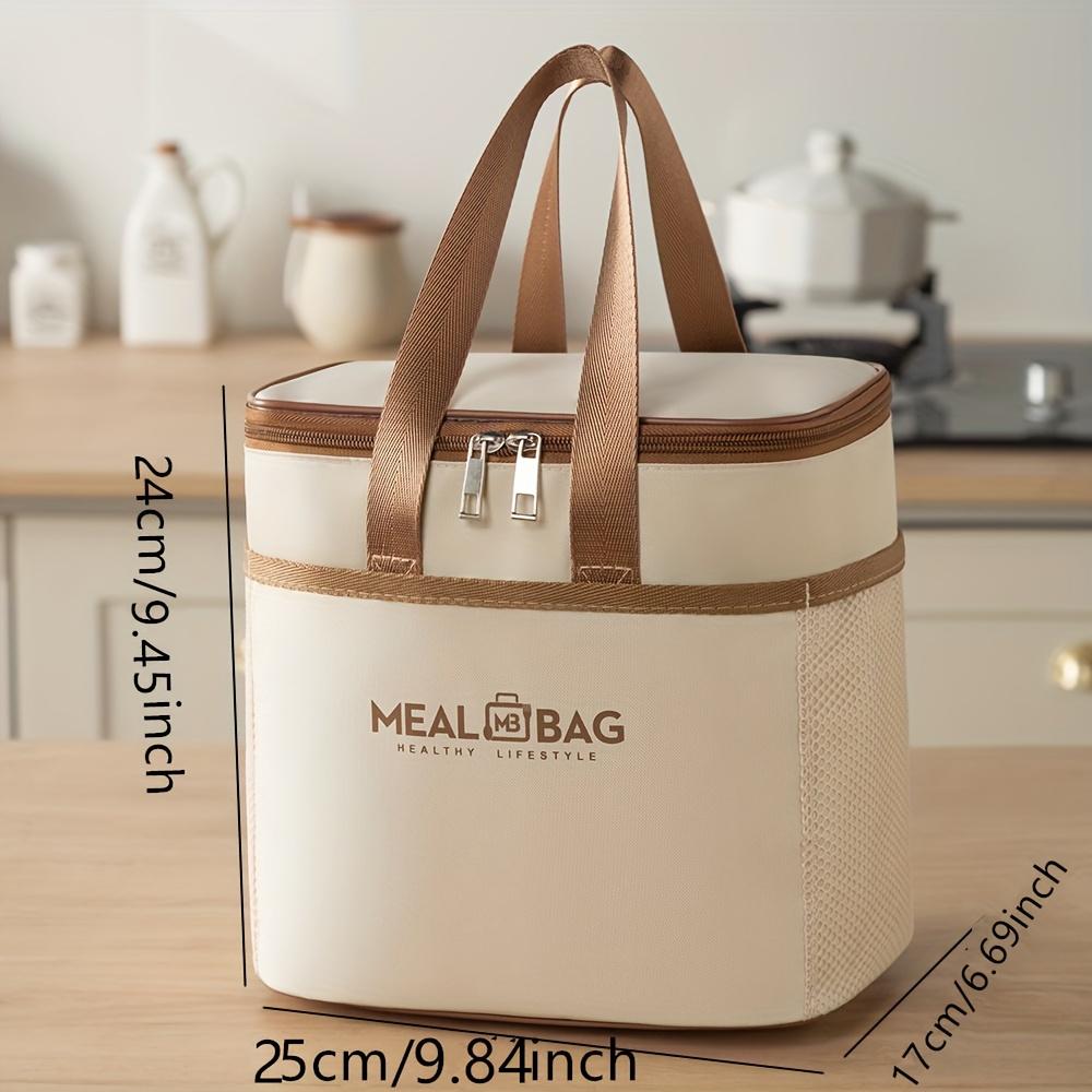 1Pcs Portable Lunch Bags Thermal Insulation Lunch Box Storage Bag Children's School Lunch Box Bags Picnic Storage Large Capacity