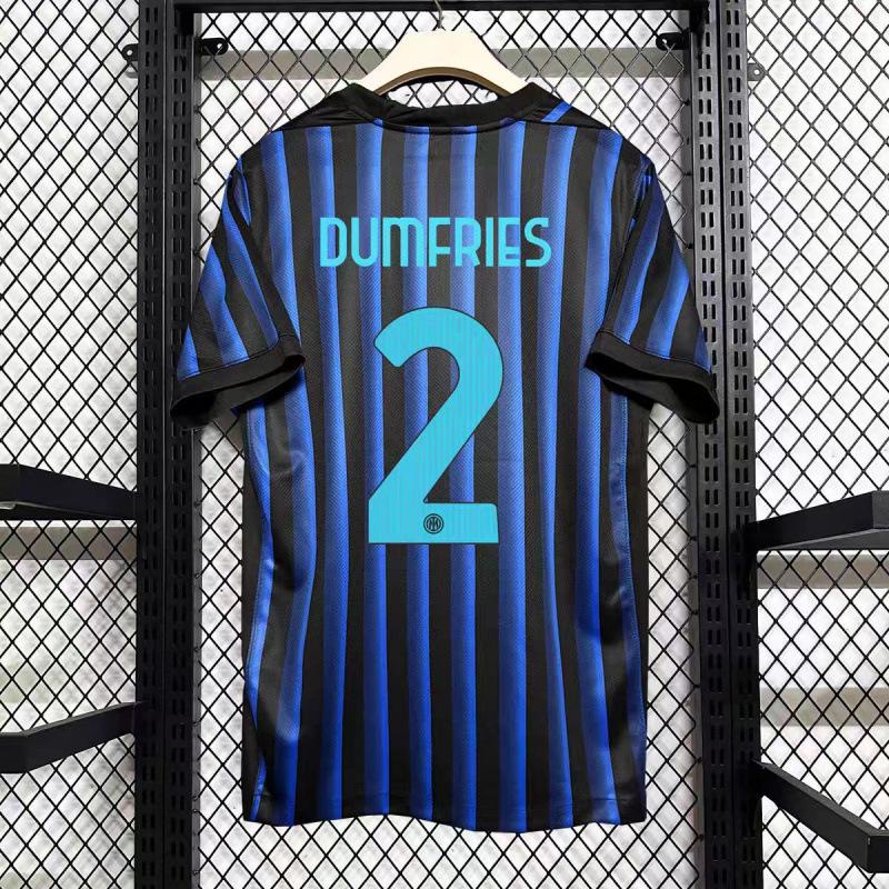 2526 Inter home and away jersey Lautaro Thuram Calhanoglu Bastoni McGinn football jersey S