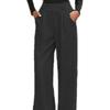 New Women's Casual Solid Color Wide Leg Straight Trousers, Comfortable Draping Pants For Autumn Winter