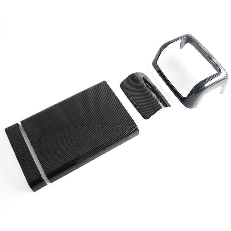 BYD Xia Interior Mod Kit: Armrest Box, Rear Air Outlet & Anti-Kick Pad Stickers