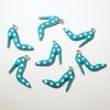 Pack Of 20 High Heel Shoe Charm Stainless Steel Jewelry Making Supplies For Crafting Handmade Accessories And Keychains