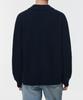 MUSINSA STANDARD Cotton Ribbed Collared Knit [Navy]