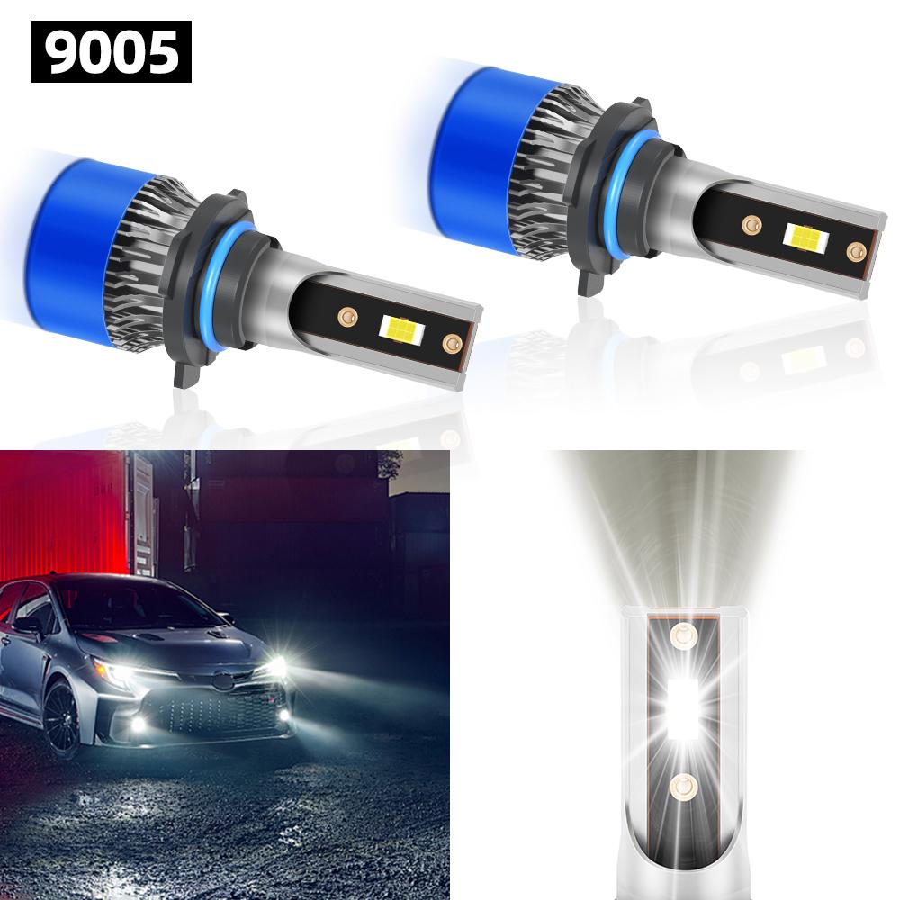 Car LED Headlamp Auto Light Bulbs 20000LM High Lumens Canbus Error Free 9005 9006 HB4 With High Quality 3570 CSP Cooling Fan