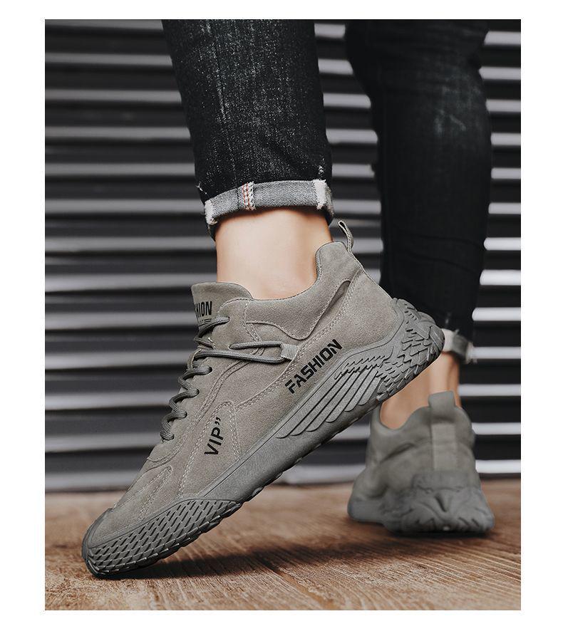Spring 2025 Men's Non-Slip Work Sneakers - Ideal for Construction Sites and Kitchens