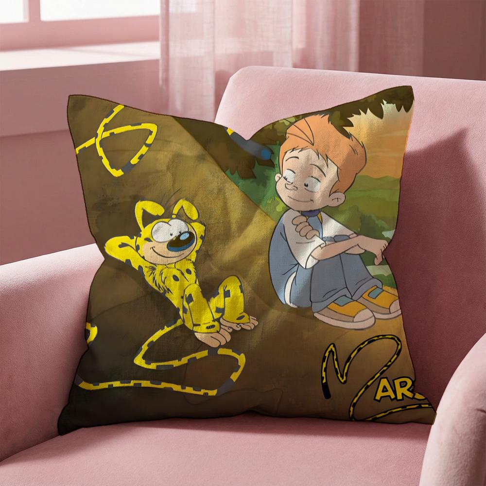 M-Marsupilami CARTOON Kissenbezug Mehrzweck-Kissenbezug für Zuhause & Auto - Wendbar, Weich & Langlebig für den täglichen Gebrauch