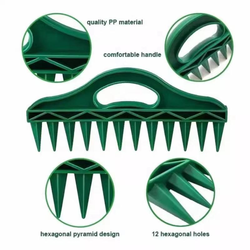 Garden Seed Planter Soil Punch Tool Quick Hole Digger Vegetable Planting Spacing Dibber