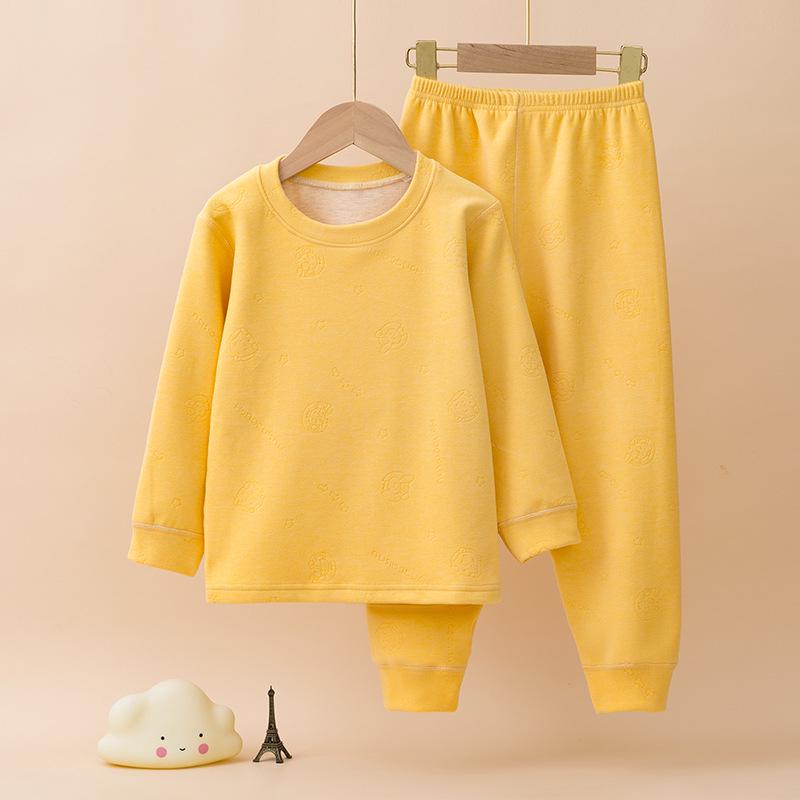 Children s Thermal Fleece Underwear Set with Half-High Collar for Boys and Girls 110cm