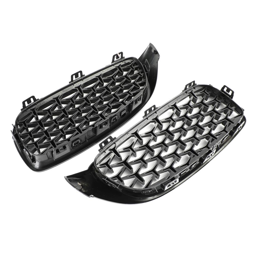 Gloss Black Diamond Front Upper Grille For BMW 4 Series F32 F33 F36 F82 14-2018