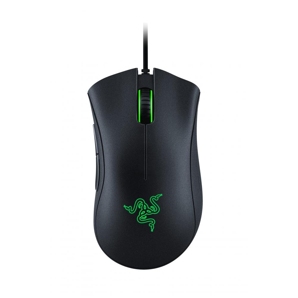 Razer DeathAdder Essential Gaming Mouse Wired 5 Buttons 6400 DPI Optical Sensor Ergonomic Shape New Firmware Applicable Version RZ01-02540100-R3M1-N