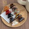 Fashion 3.5CM Hair Claw Elegant Sweet Shark Clip Leopard Print Acetate Leopard Hair Claw Styling Tool
