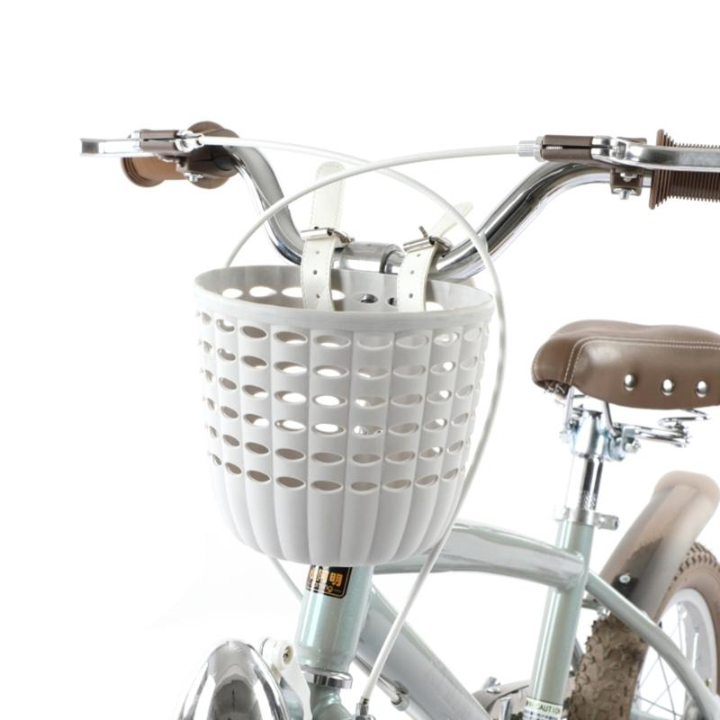 Front Handlebar Basket Waterproof Childrens Bicycles Basket Plastic Tricycle Basket for School, Outdoor, Cycling