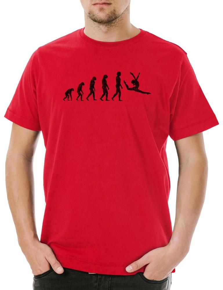 Gymnastics Evolution Mens T-Shirt Gymnastics Floor Gymnastics Gymnastics Yoga