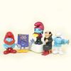 12pcs Smurfs Disney Figure Model Blue Elf Baby Cake Doll Shape Ornaments Birthday Gift