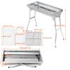 Griglia Portatile Pieghevole a Carbone da Cucina Cookice Griglia BBQ in Acciaio Inossidabile Griglia da Barbecue Griglia per Cottura BBQ da Esterno Griglia da Barbecue