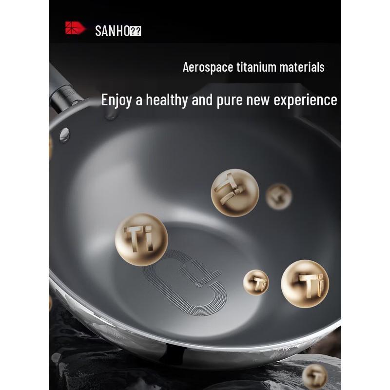 Sanhe 99 Titanium Non-stick Wok