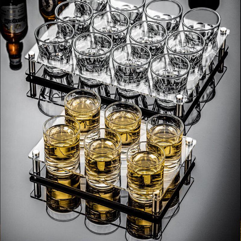 ZISIZ Gehärtetes Glas Bierbecher Set