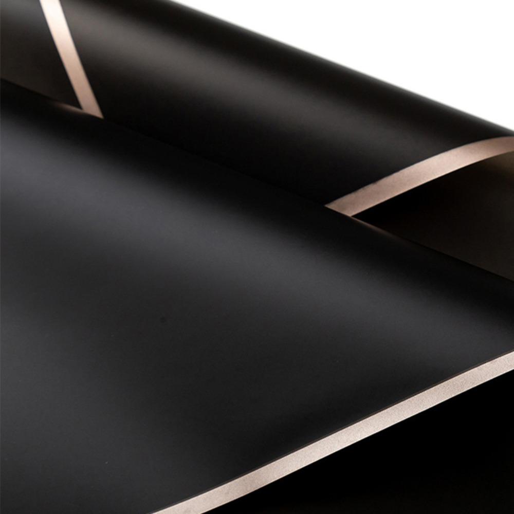 20 Sheets 9 Colors Flower Wrapping Paper Waterproof Gold Edge Bouquet Wrapping Paper Half Transparent