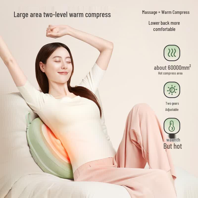 Bear Portable Kneading Heat Waist Massager CN plug (adapter included)