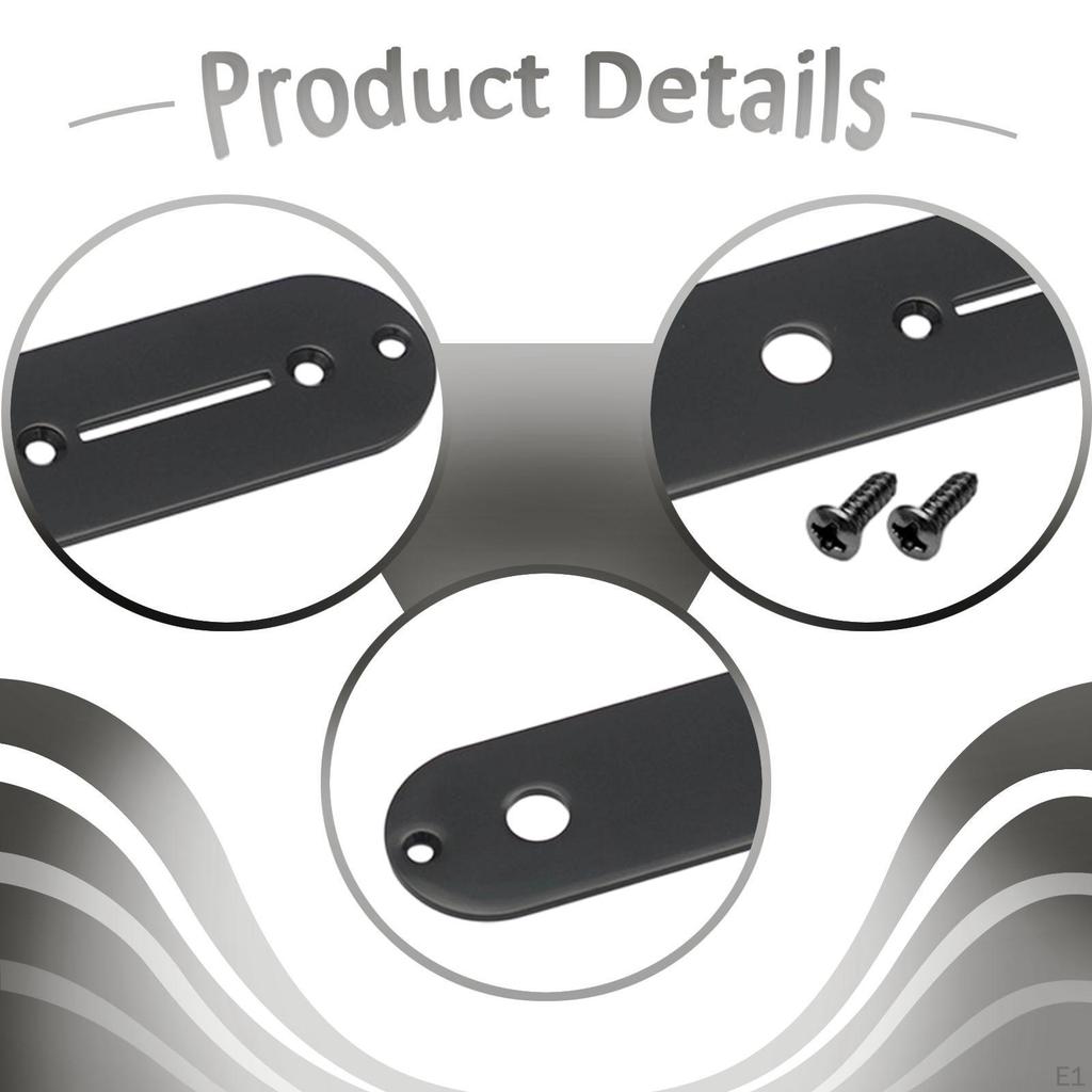 32mm Control Plate Guitar Accessories W/ Mounting Screws Stable String Instrument Parts for Live
