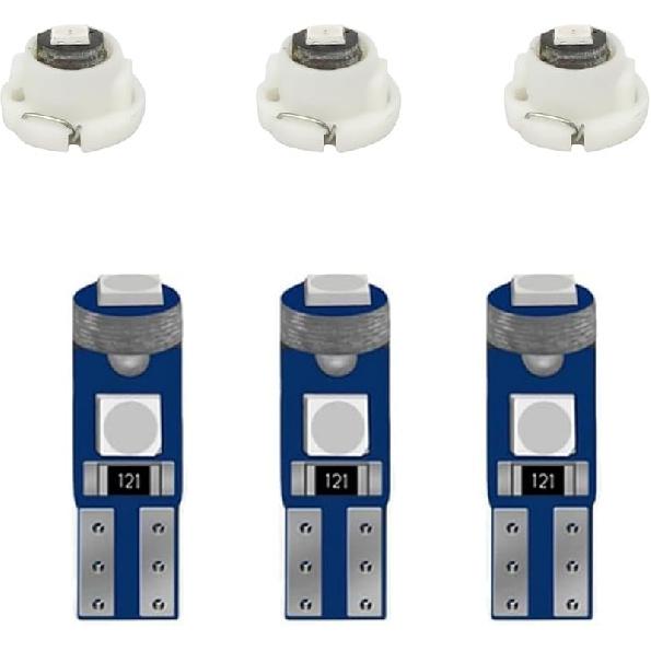 WLJH Extremely Bright White Dash trument Cluster Panel Gauge Bulbs + Climate Control Lights + Clock Light Led Kits For Lexus Is300 2001-2005, Pack of синий