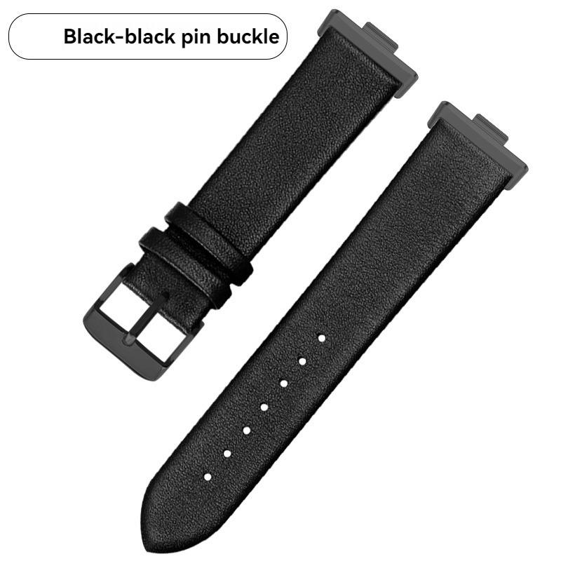 For Huawe Watch Fit3 Fit4 Leather Strap Sports Fit 3 Smart Watch Fit 4 Pro Wristband Ultra-thin Plain Cowhide Watch Chain
