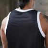 Muscleguys Summer Fitness Wide Shoulder Sleeveless Comfortable and Breathable Polyester Tops Men's Sweat-absorbing Basketball Tank Tops