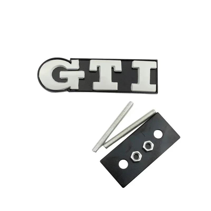 2026 Hot Sticker Metal GTI Logo Car Front Grille Emblem Badge for Volkswagen Polo Caddy Golf 4 5 6 8 Jetta Tiguan Touran Passat